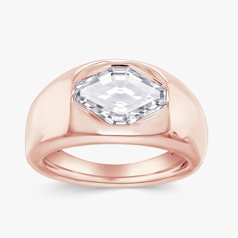 1.81 Carat Fancy - Cut Lab Grown Diamond  Pinky Ring