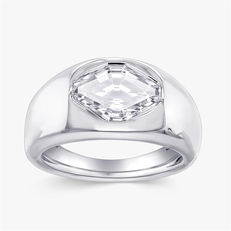 1.81 Carat Fancy - Cut Lab Grown Diamond  Pinky Ring