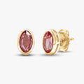 1.10 Carat Oval Cut Lab Grown Diamond Solitaire Stud Earrings