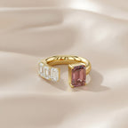 Lab Grown Diamond Adjustable Five Stone Engagement Ring