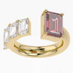 Lab Grown Diamond Adjustable Five Stone Engagement Ring