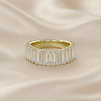 Baguette Shape 2.65 Carat Lab Grown Diamond Engagement Ring
