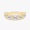 3.00 Carat Cushion Cut Lab Grown Diamond 7-Stone Engagement Ring