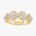 1.15 CTW Round Cut Lab Grown Diamond Band Ring