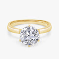 2.00 Carat Lab Grown Diamond Roucd Cut Engagement Ring
