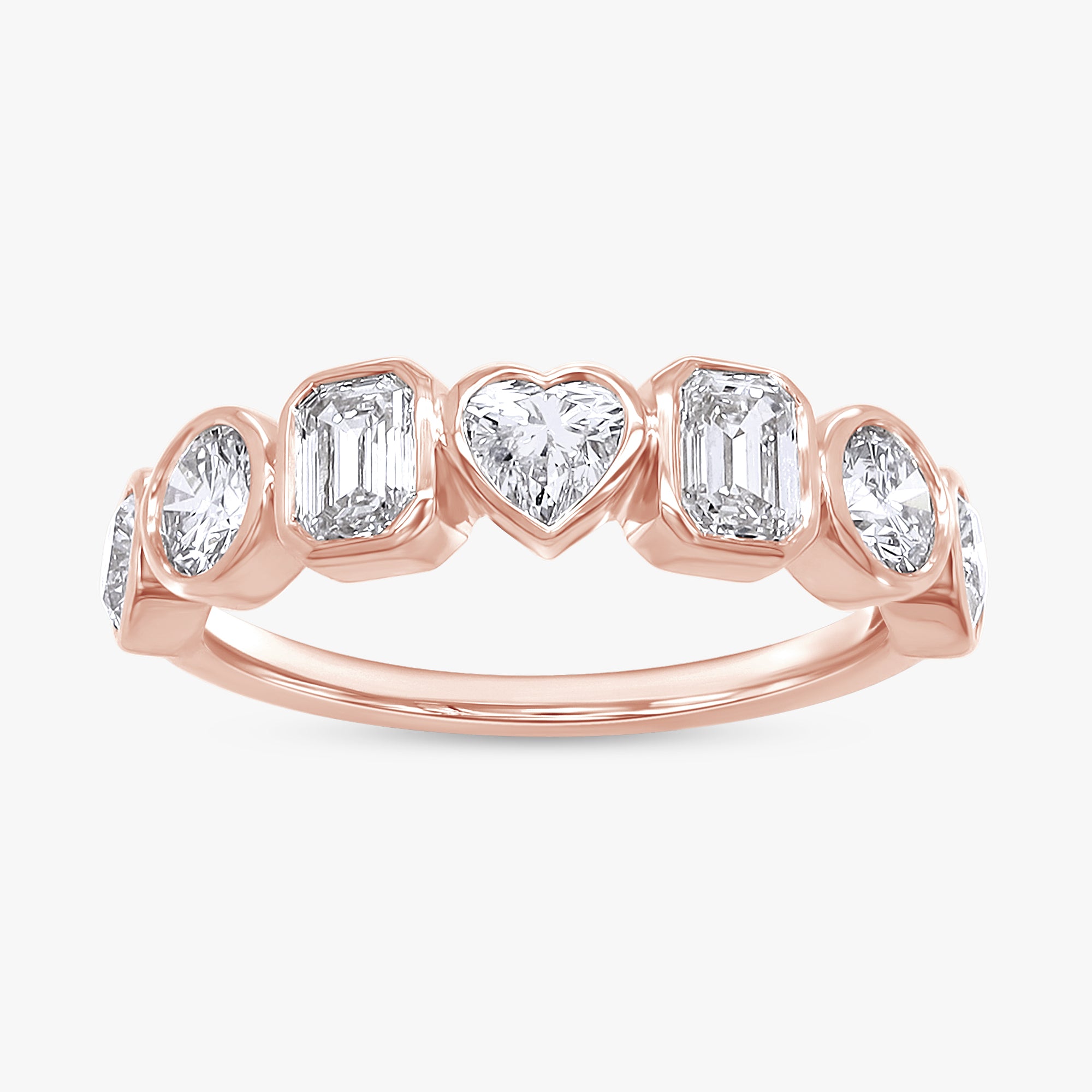 1.25 Carat Lab Grown Diamond 7-Stone Engagement Ring