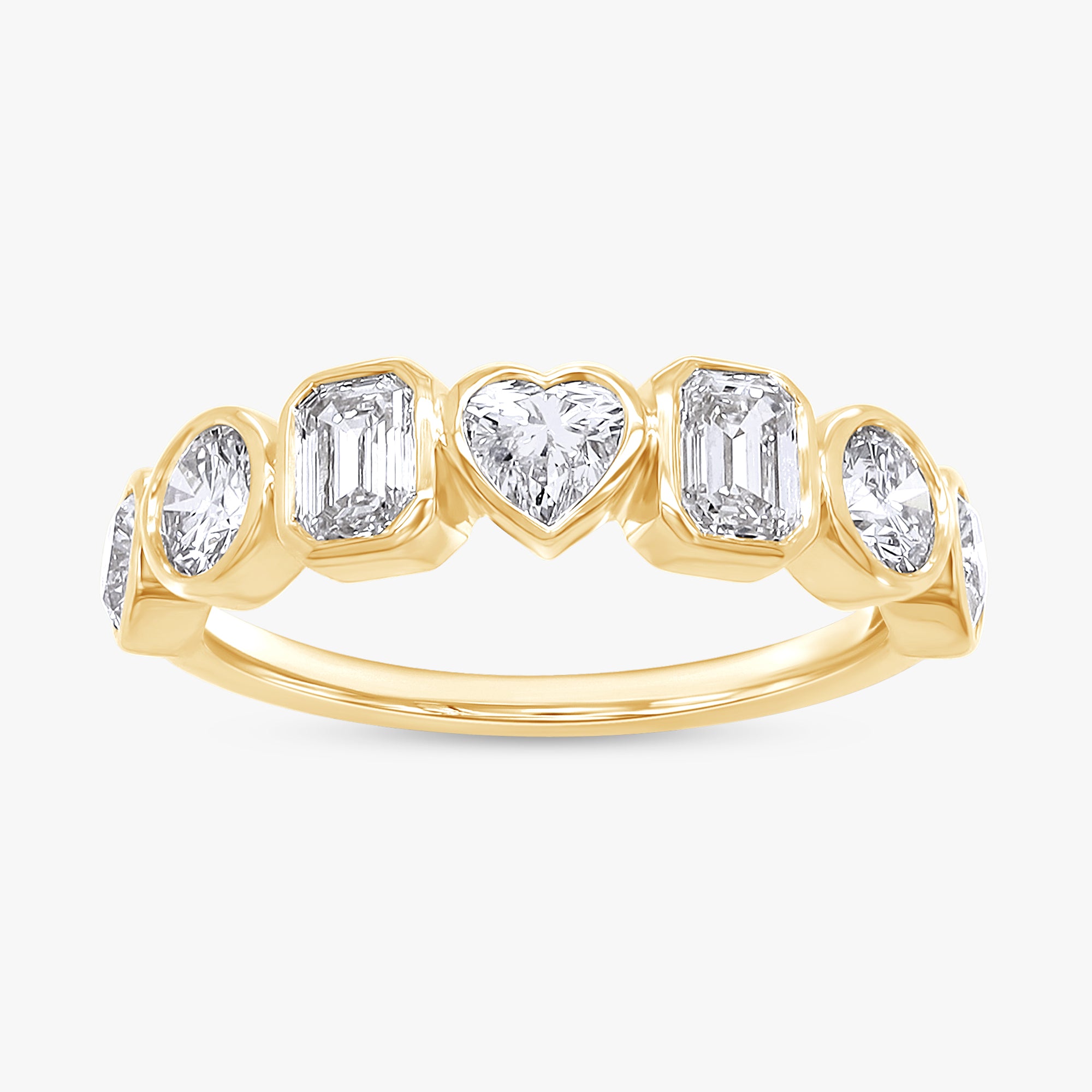 1.25 Carat Lab Grown Diamond 7-Stone Engagement Ring