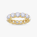 5.10 Carat Round Cut Lab Grown Diamond Full Eternity Band Ring
