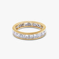 3.25 Carat Princess Cut Lab Grown Diamond Full Eternity Ring