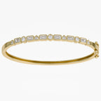 4.75 TCW Multi-Shape Lab Grown Diamond Bangle Bracelet