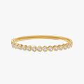3.50 Carat Heart Shape Lab Grown Diamond Bangle Bracelet
