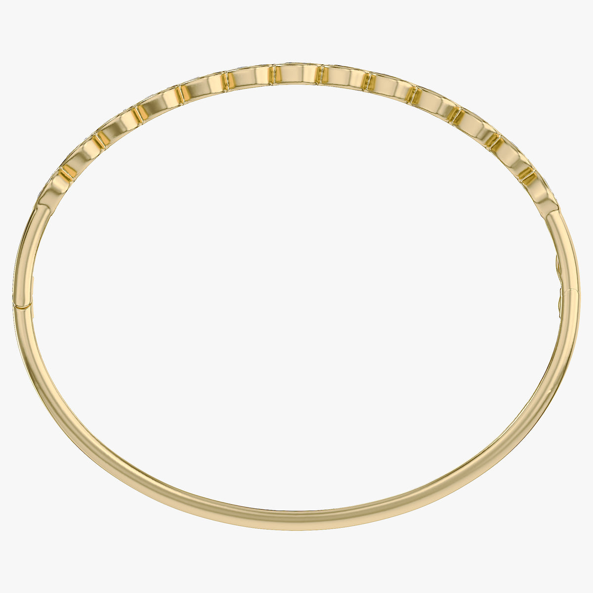 Pear Shape 2.90 Carat Lab Grown Diamond Bangle Bracelet