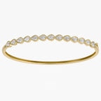 Pear Shape 2.90 Carat Lab Grown Diamond Bangle Bracelet