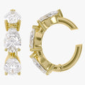 1.20 CTW Lab Grown Diamond Pear Single Cuff Earring