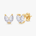 Marquise Shape 0.45 Carat Lab Grown diamond Toi Et Moi Earrings