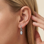 1.00 Carat Marquise Cut Lab Grown Diamond Drop Dangle Earrings