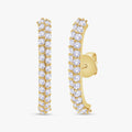 1.50 Carat Round Cut Lab Grown Diamond Stud Earrings