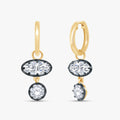 3.90 Carat Lab Grown Diamond Drop Dangle Earrings