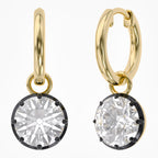 4.80 TCW Round Cut Lab Grown Diamond Drop Solitaire Earrings
