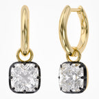 4.80  Carat Cushion Cut Lab Grown Diamond Drop Solitaire Earrings
