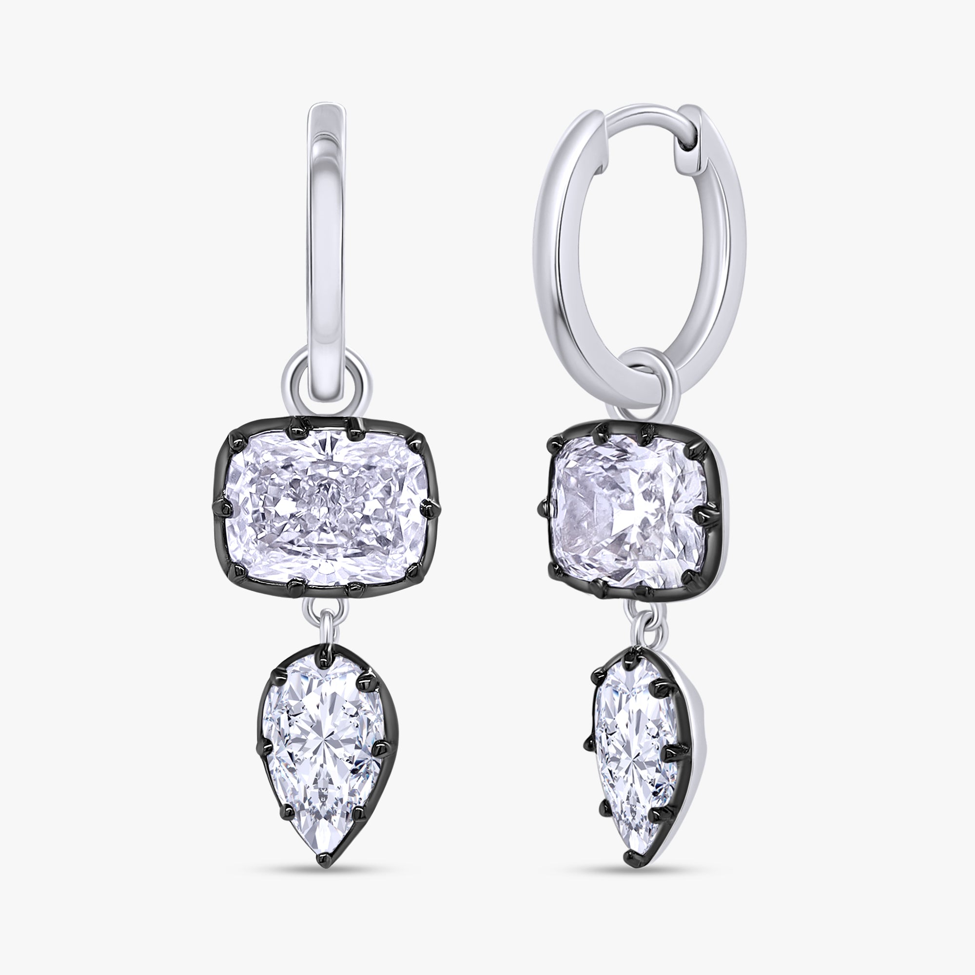 5.60 Carat Lab Grown Diamond Drop Dangle Earrings