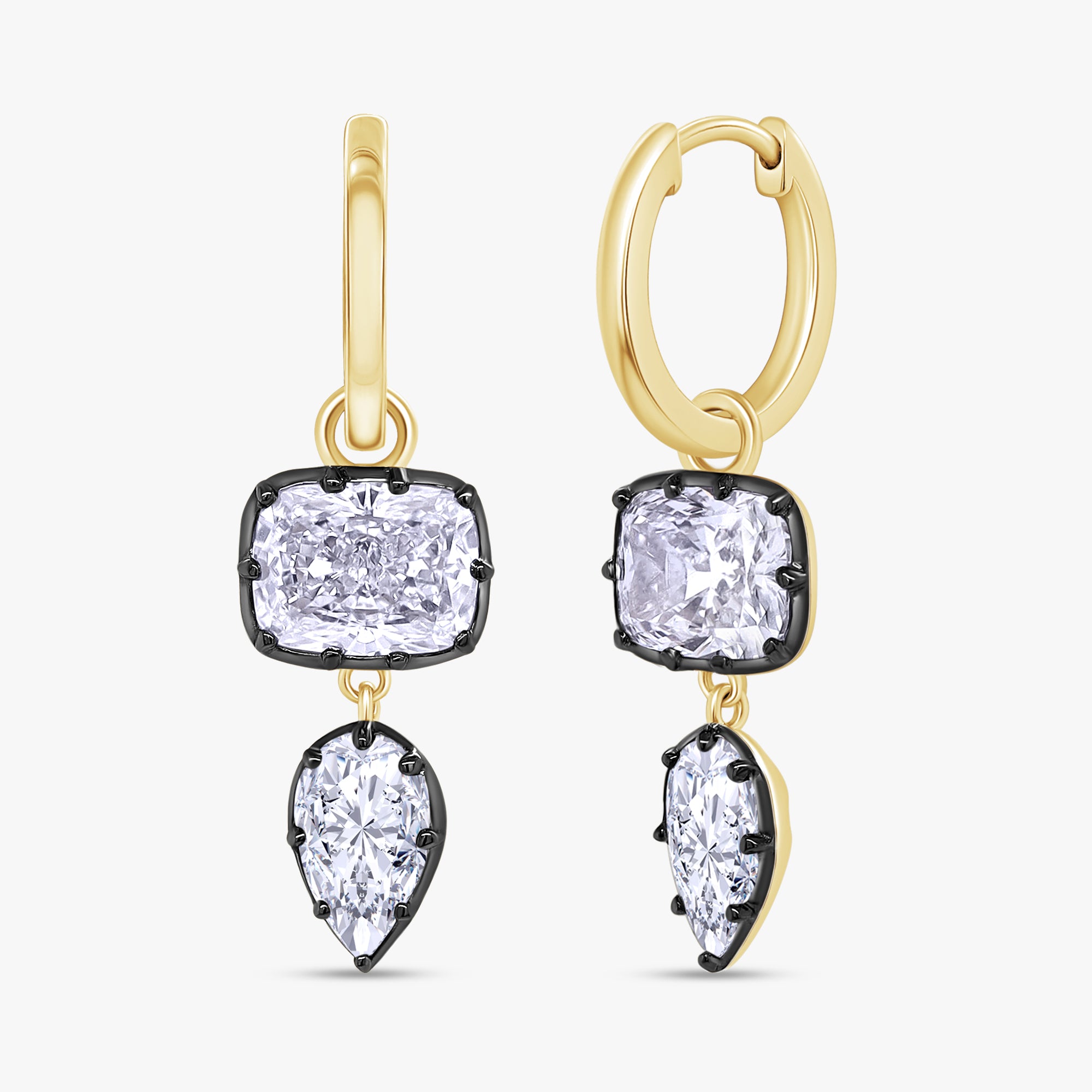 5.60 Carat Lab Grown Diamond Drop Dangle Earrings