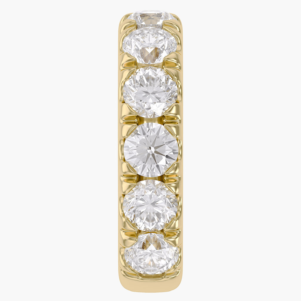 0.50 Carat Round Cut Lab Grown Diamond Ear Climbers Earrings