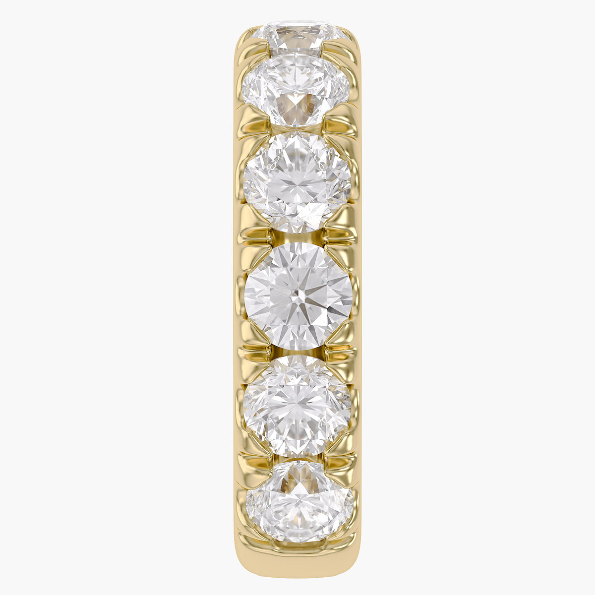 0.50 Carat Round Cut Lab Grown Diamond Ear Climbers Earrings