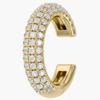0.40 Carat Round Cut Lab Grown Diamond Ear Climbers Earrings