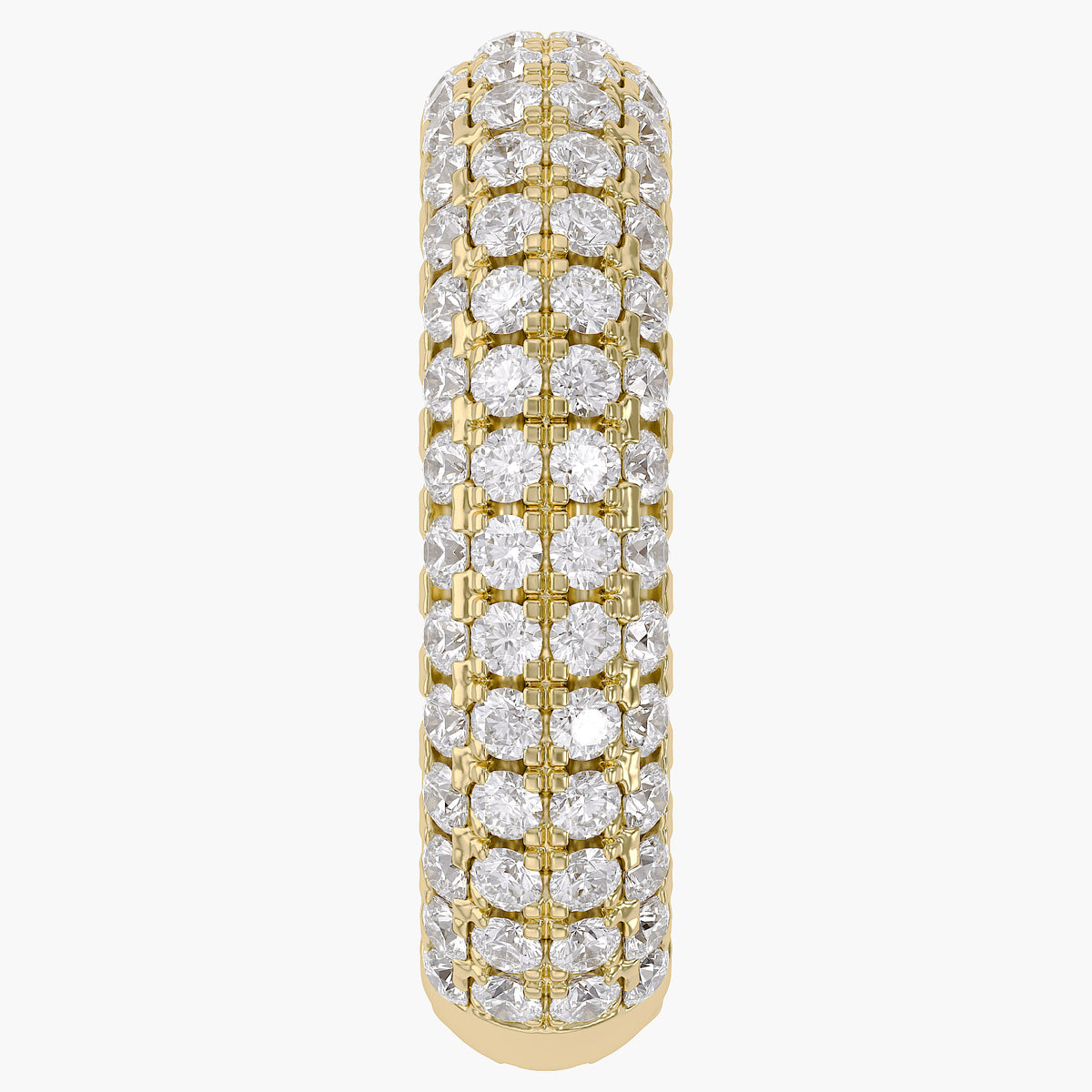 0.40 Carat Round Cut Lab Grown Diamond Ear Climbers Earrings