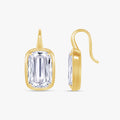 10.15 Carat Cushion Cut Lab Grown Diamond Solitaire Drop Earrings