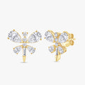 2.20 Carat Lab Grown Diamond Butterfly Stud Earrings