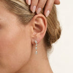 8.90 TCW Radiant Symphony Multi-Shape Lab Grown Diamond Drop Earrings
