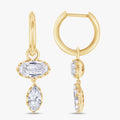2.70 Ct Celeste Marquise & Oval Lab Grown Diamond Drop Earrings