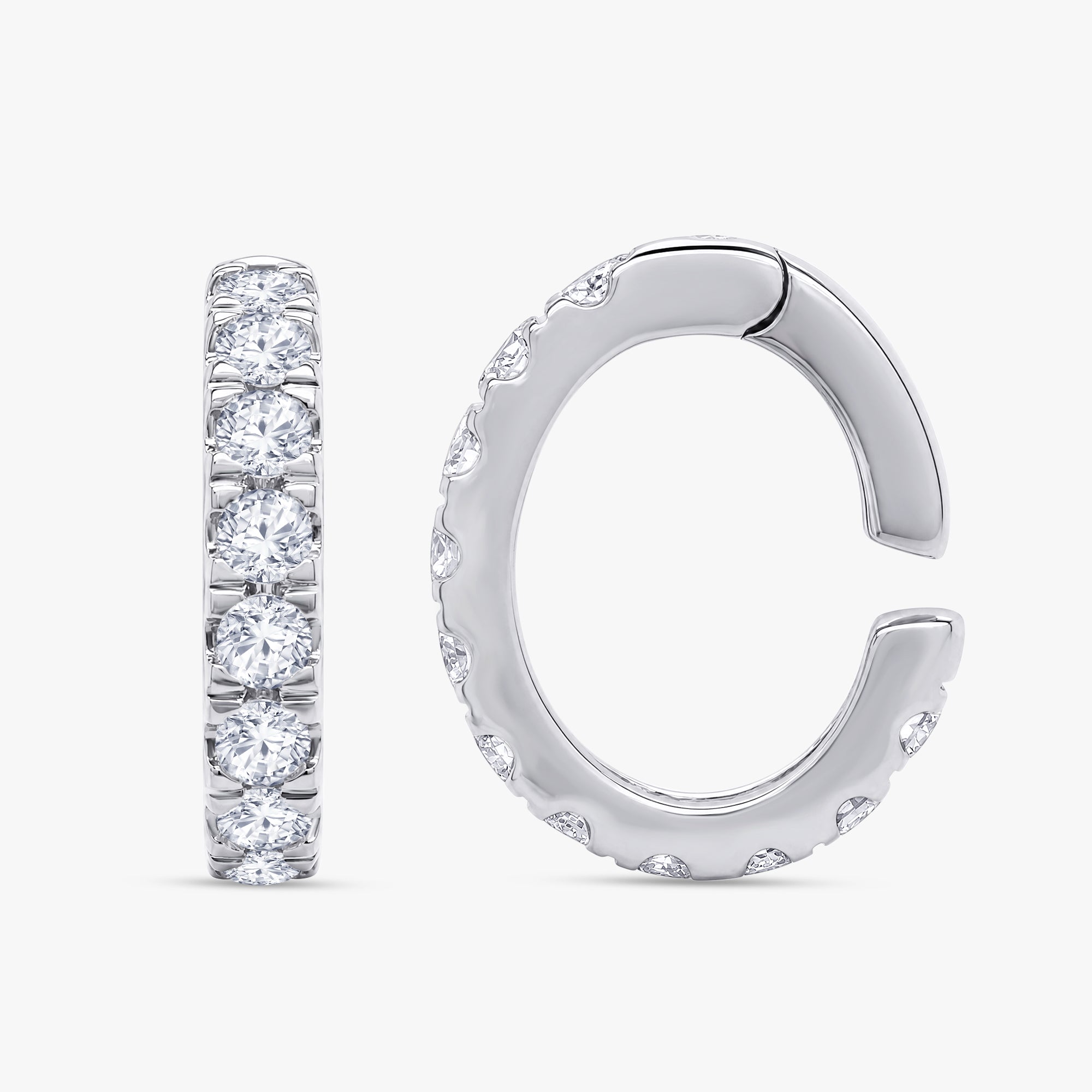 0.38 Carat Celestial Lab Grown Diamond Ear Cuff Earrings