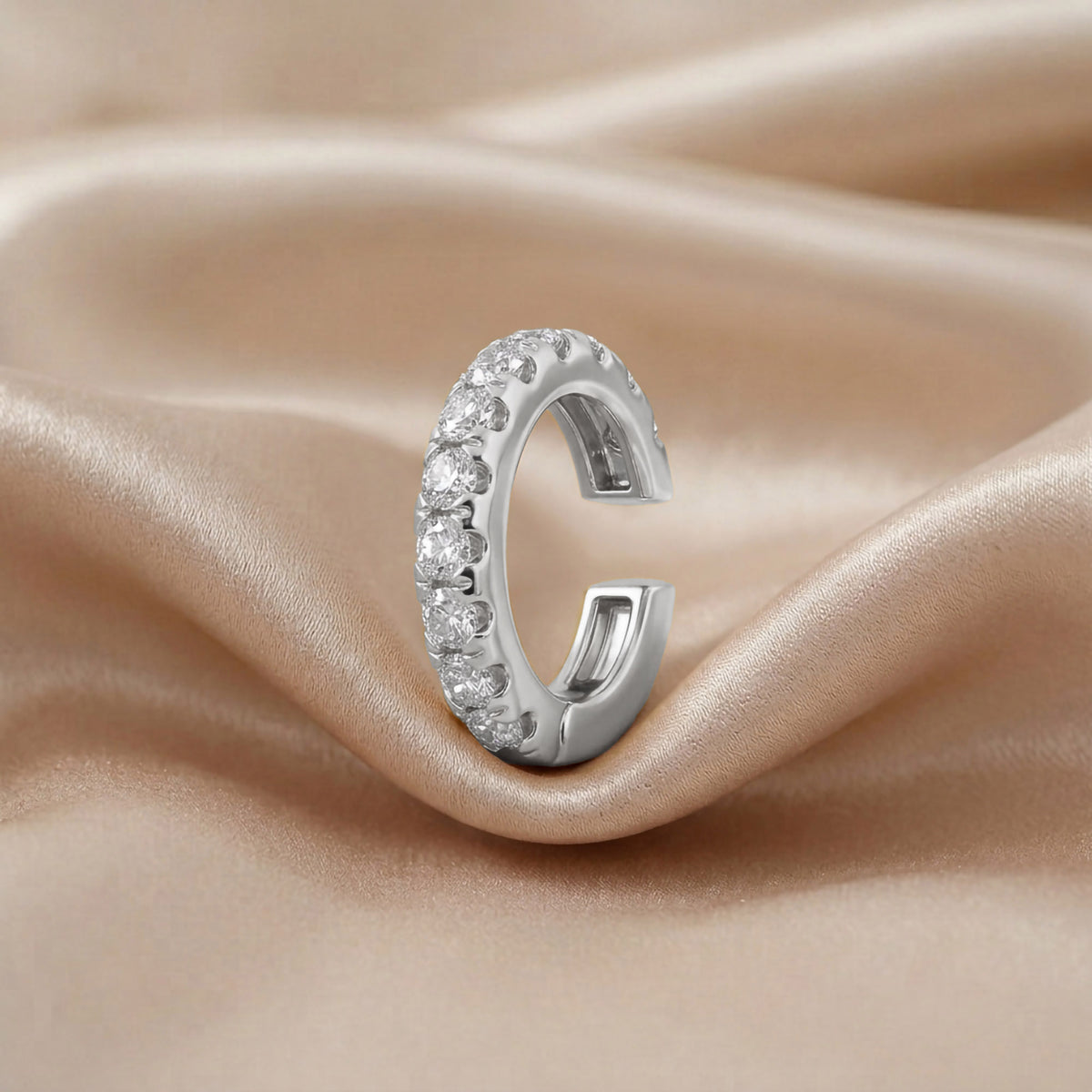 0.35 Carat Celestial Lab Grown Diamond Ear Cuff Earrings