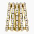 0.53 CTW Round Cut Lab Grown Diamond Everyday Cuff Earring
