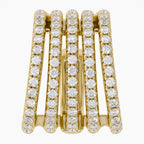 0.53 CTW Round Cut Lab Grown Diamond Everyday Cuff Earring
