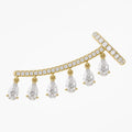 1.99 Carat Round Brilliant & Pear Cut Lab Grown Diamond Ear Cuffs