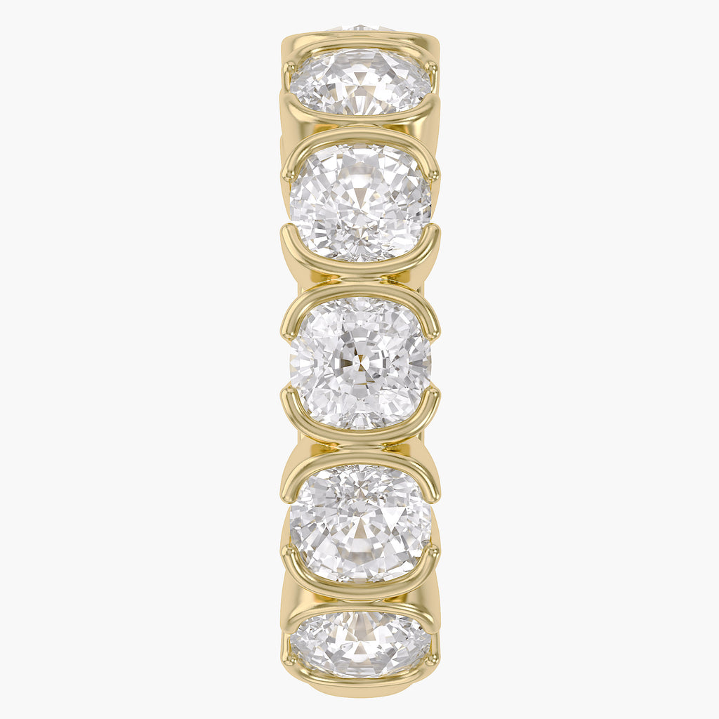 0.70 Carat Asscher Cut Lab Grown Diamond Ear Cuff Earrings