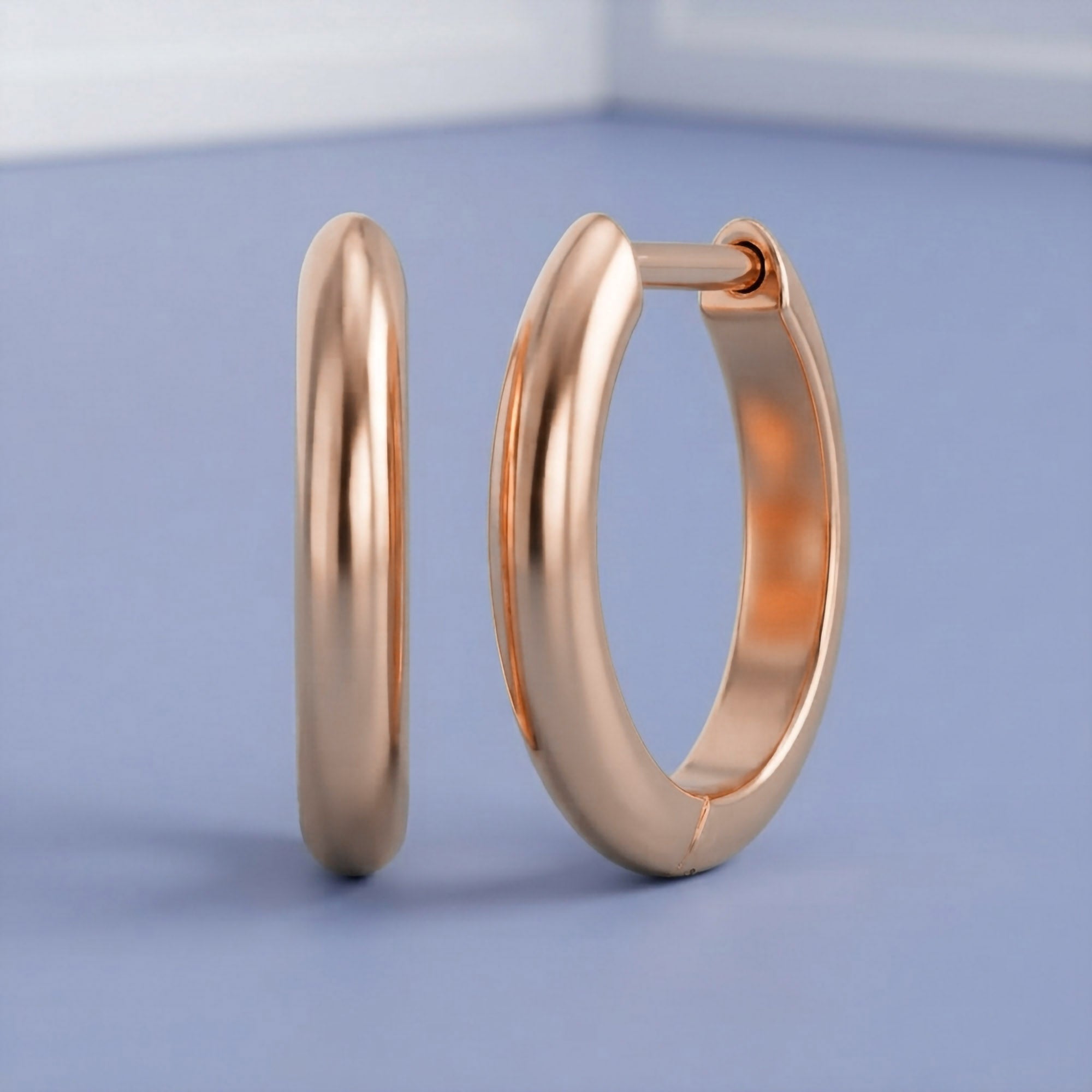 Gold Small Huggie Hoop Earrings