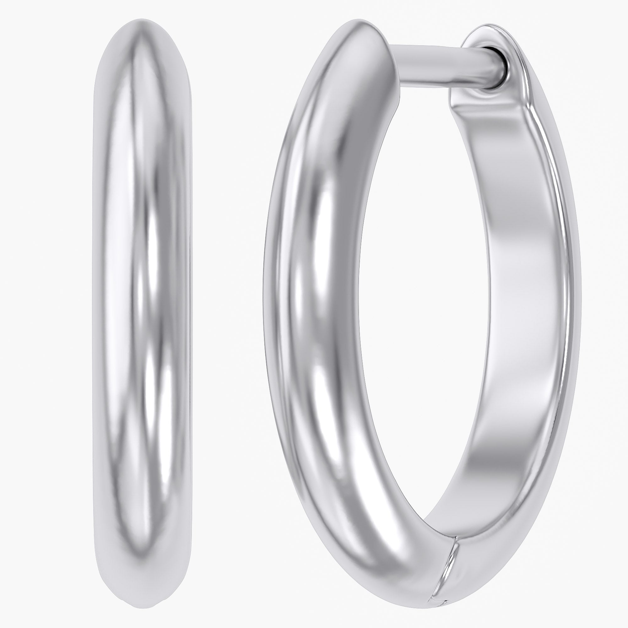 Gold Small Huggie Hoop Earrings