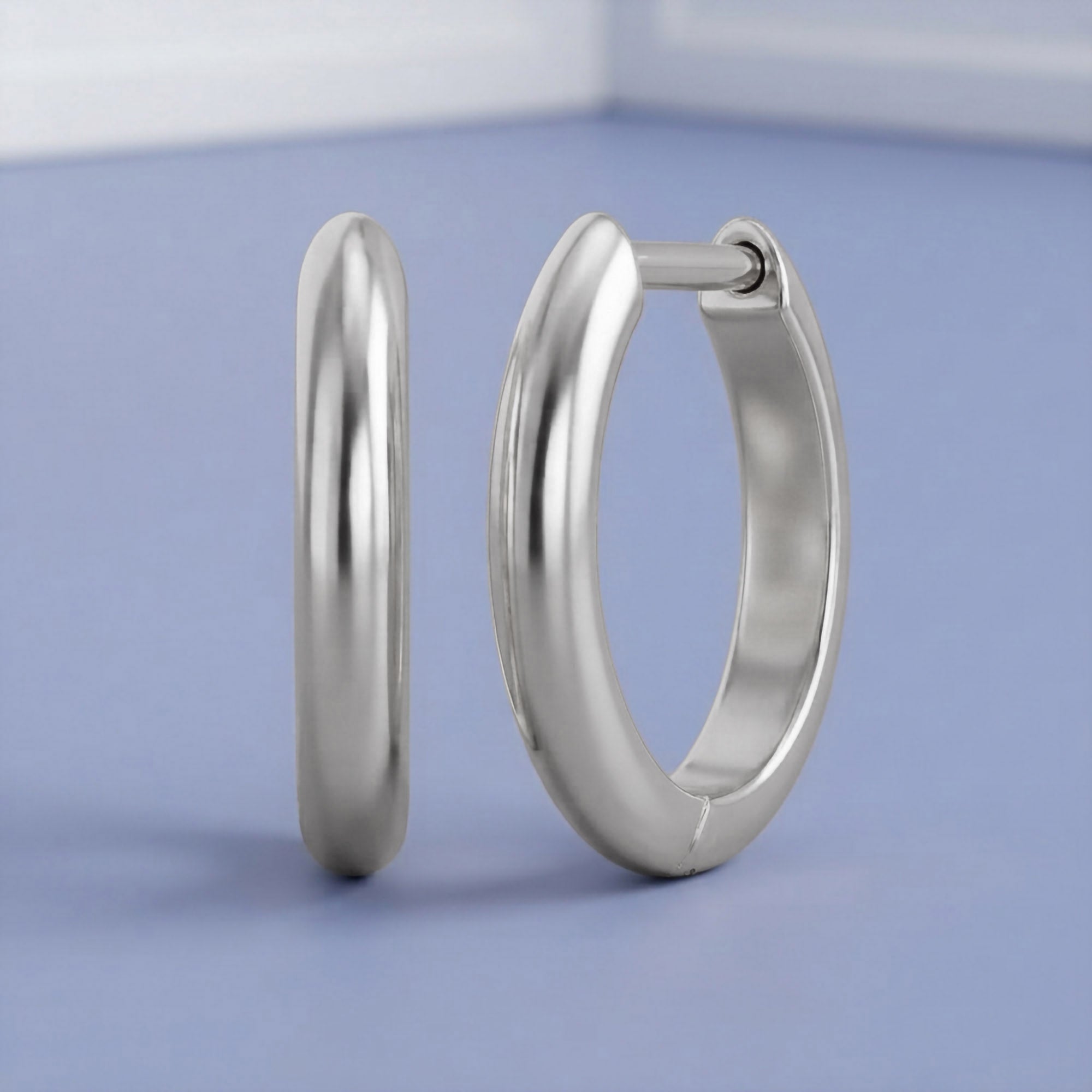 Gold Small Huggie Hoop Earrings