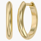 Gold Small Huggie Hoop Earrings