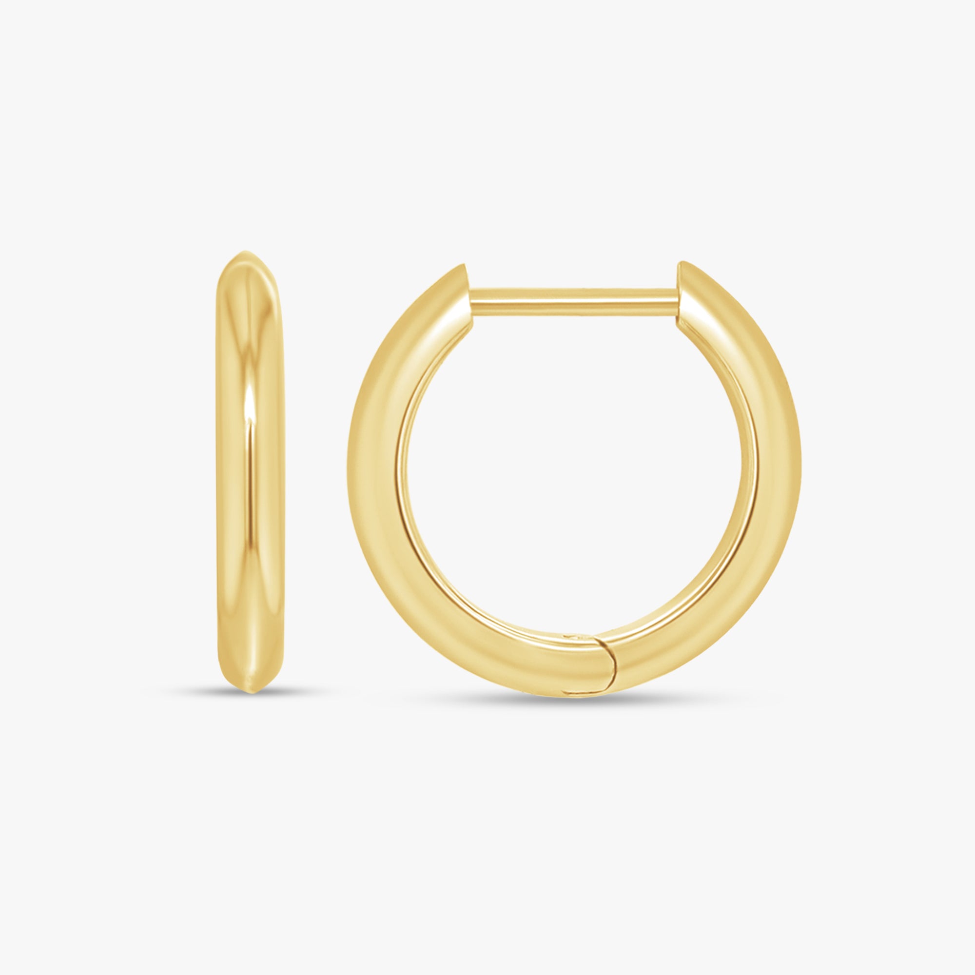 Gold Small Huggie Hoop Earrings