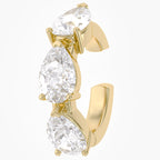 1.20 CTW Lab Grown Diamond Pear Single Cuff Earring