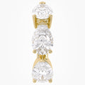 1.20 CTW Lab Grown Diamond Pear Single Cuff Earring