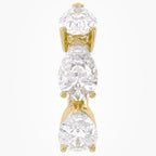 1.20 CTW Lab Grown Diamond Pear Single Cuff Earring