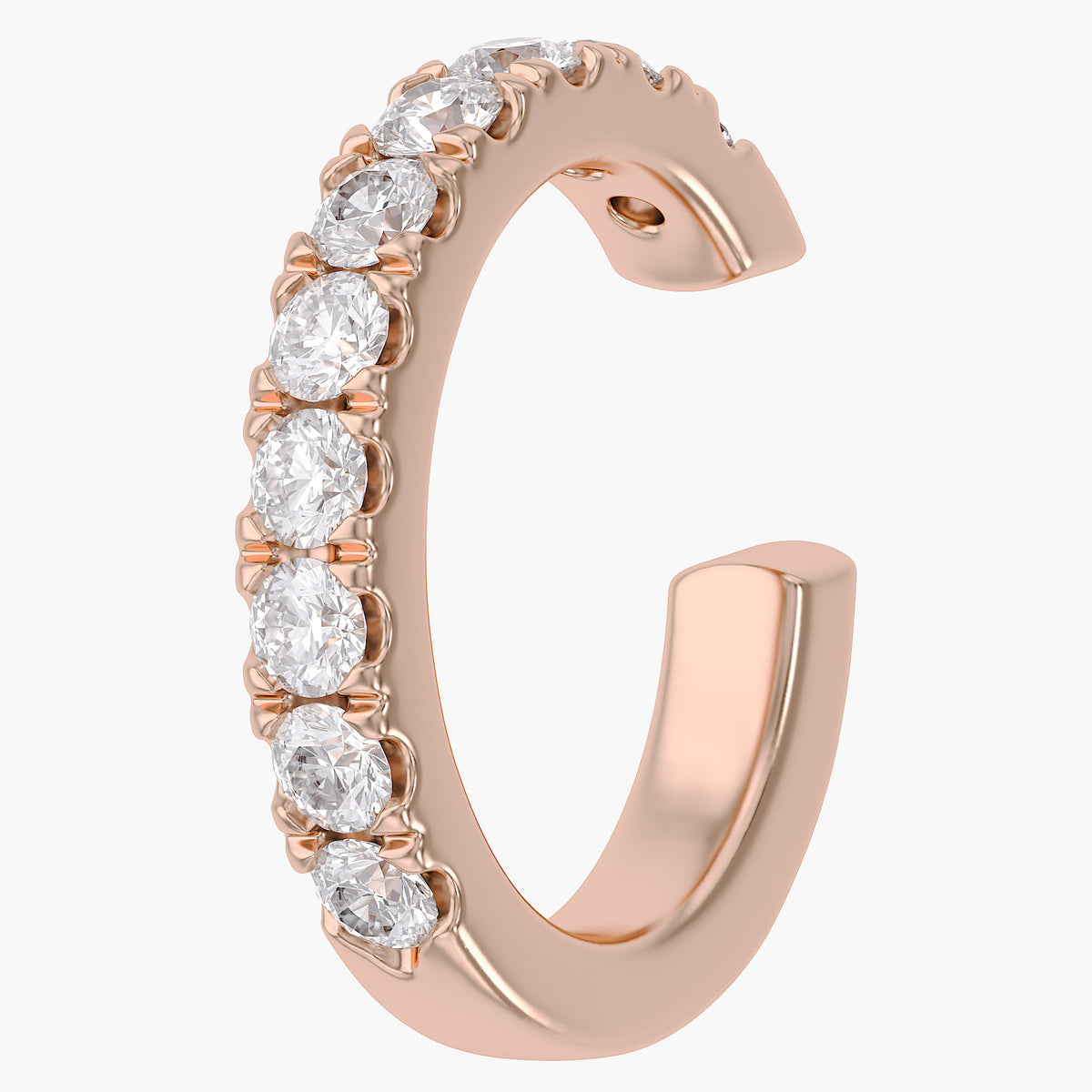 0.30 CTW Round Lab Grown Diamond Ear Cuff