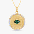 0.55 Carat Lab Grown Gemstone Pendant Necklace Jewelry